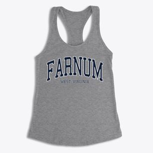 Farnum West Virginia Traditional Women's Racerback Tank