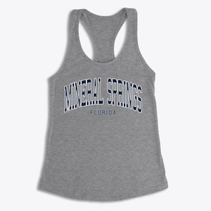 Mineral Springs Florida Traditional Women's Racerback Tank