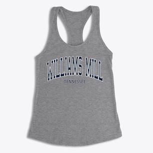 Williams Mill Tennessee Traditional Women's Racerback Tank