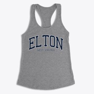 Elton West Virginia Traditional Women's Racerback Tank