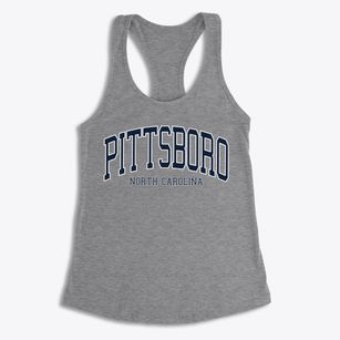 Pittsboro North Carolina Traditional Women's Racerback Tank