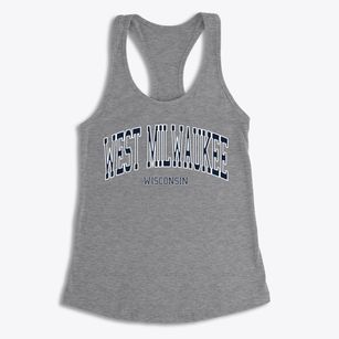 West Milwaukee Wisconsin Traditional Women's Racerback Tank
