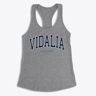 Vidalia Louisiana Traditional Women's Racerback Tank