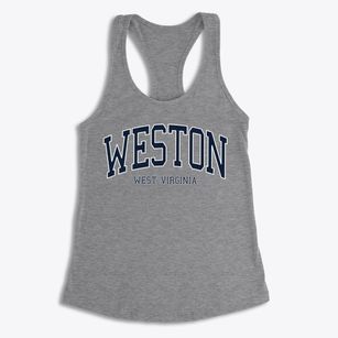 Weston West Virginia Traditional Women's Racerback Tank