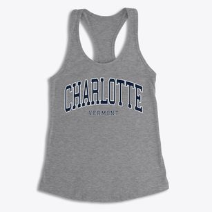 Charlotte Vermont Traditional Women's Racerback Tank