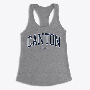 Canton Texas Traditional Women's Racerback Tank