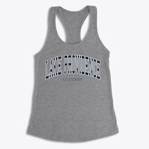 Lake Providence Louisiana Traditional Women's Racerback Tank
