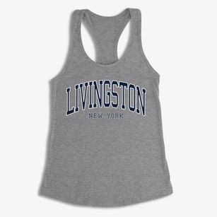 Livingston New York Traditional Women's Racerback Tank
