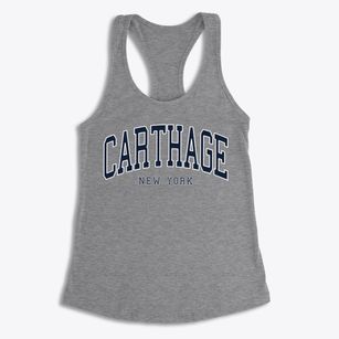 Carthage New York Traditional Women's Racerback Tank