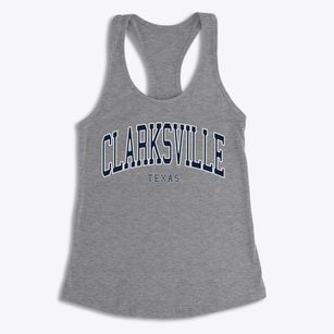 Clarksville Texas Traditional Women's Racerback Tank