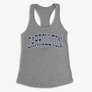Carrollton Ohio Traditional Women's Racerback Tank
