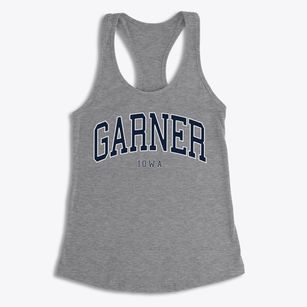 Garner Iowa Traditional Women's Racerback Tank