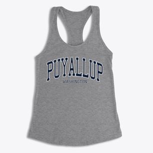 Puyallup Washington Traditional Women's Racerback Tank