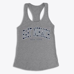 East Norwich New York Traditional Women's Racerback Tank