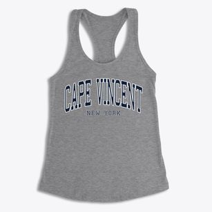 Cape Vincent New York Traditional Women's Racerback Tank