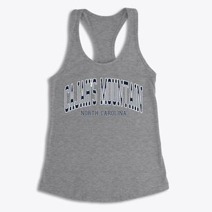 Cajah's Mountain North Carolina Traditional Women's Racerback Tank