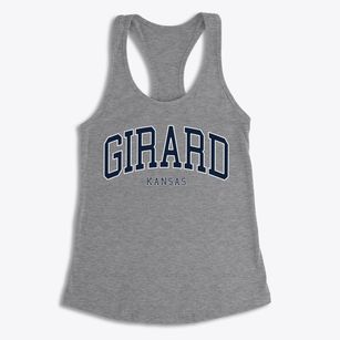 Girard Kansas Traditional Women's Racerback Tank