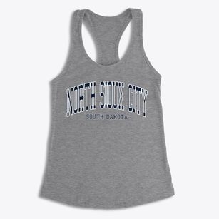 North Sioux City South Dakota Traditional Women's Racerback Tank