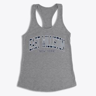 East Williston New York Traditional Women's Racerback Tank