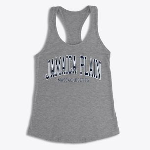 Jamaica Plain Massachusetts Traditional Women's Racerback Tank