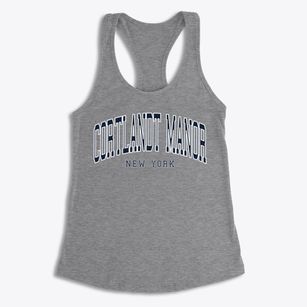 Cortlandt Manor New York Traditional Women's Racerback Tank