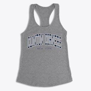 Clinton Corners New York Traditional Women's Racerback Tank