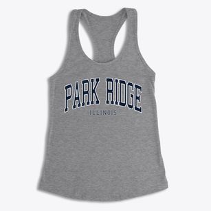 Park Ridge Illinois Traditional Women's Racerback Tank