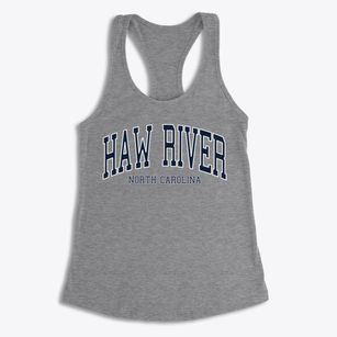 Haw River North Carolina Traditional Women's Racerback Tank