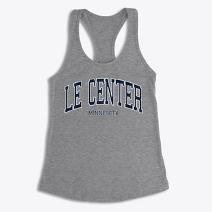 Le Center Minnesota Traditional Women's Racerback Tank