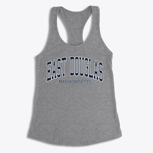 East Douglas Massachusetts Traditional Women's Racerback Tank