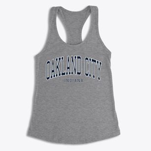 Oakland City Indiana Traditional Women's Racerback Tank