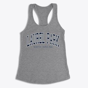 Laurel Park North Carolina Traditional Women's Racerback Tank