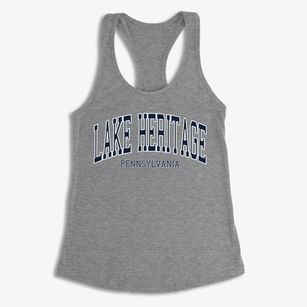 Lake Heritage Pennsylvania Traditional Women's Racerback Tank