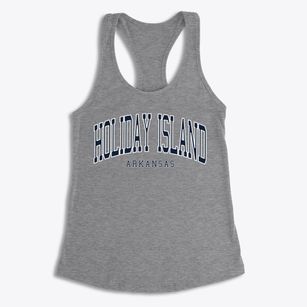 Holiday Island Arkansas Traditional Women's Racerback Tank