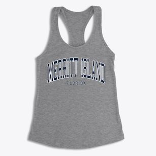 Merritt Island Florida Traditional Women's Racerback Tank