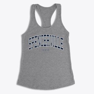 Spencerville Ohio Traditional Women's Racerback Tank
