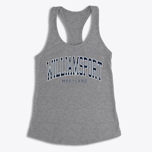Williamsport Maryland Traditional Women's Racerback Tank