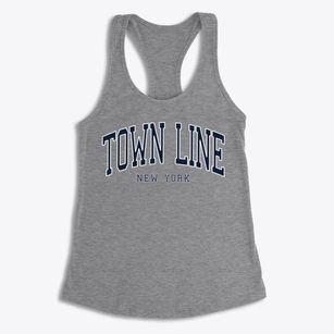Town Line New York Traditional Women's Racerback Tank