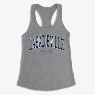 Labadieville Louisiana Traditional Women's Racerback Tank