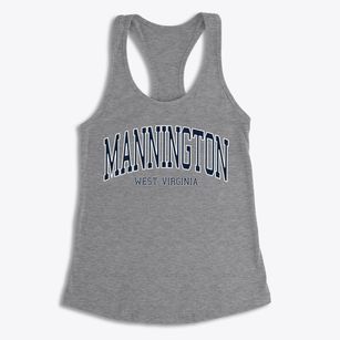 Mannington West Virginia Traditional Women's Racerback Tank