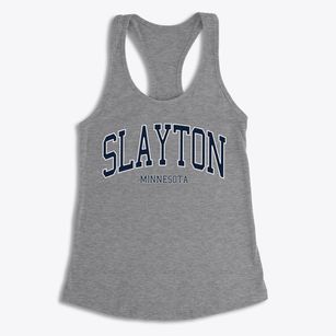 Slayton Minnesota Traditional Women's Racerback Tank