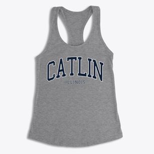 Catlin Illinois Traditional Women's Racerback Tank