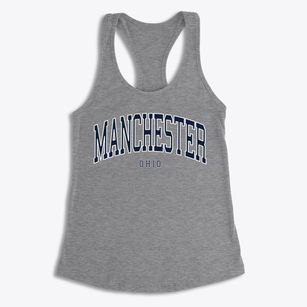 Manchester Ohio Traditional Women's Racerback Tank