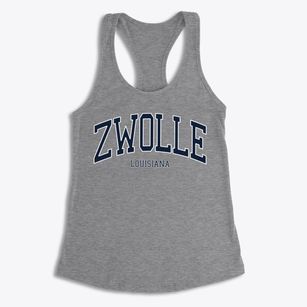 Zwolle Louisiana Traditional Women's Racerback Tank