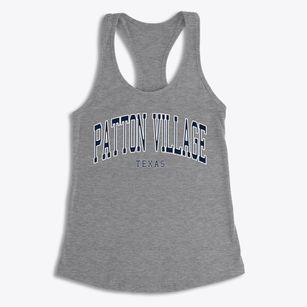 Patton Village Texas Traditional Women's Racerback Tank