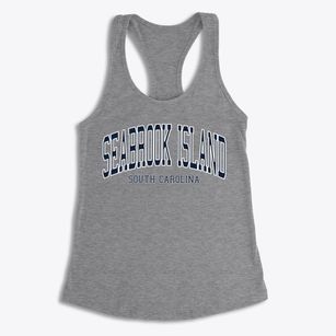 Seabrook Island South Carolina Traditional Women's Racerback Tank