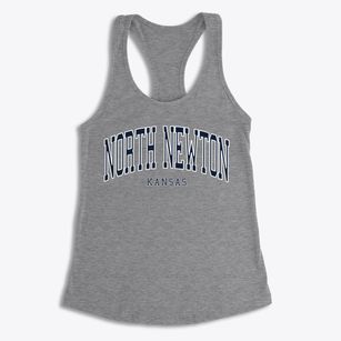 North Newton Kansas Traditional Women's Racerback Tank