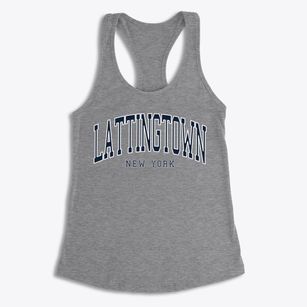 Lattingtown New York Traditional Women's Racerback Tank