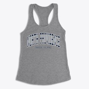 North Providence Rhode Island Traditional Women's Racerback Tank