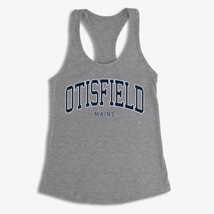 Otisfield Maine Traditional Women's Racerback Tank